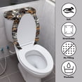 thumbnail image 4 of HELLHERO Ghost Spider Web Elastic Bottom Washable and Reusable 2 Piece Set with Adjustable Toilet Top Cover Set Toilet Lid Cover Easy to Install, 4 of 8