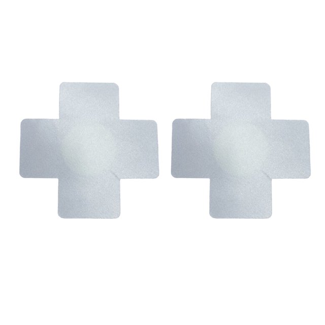 Jumpingount 1 par de empanadas para pezones, juego de protección antiprotuberancia para los senos, autoadhesivo para fiestas, clubes, diseño Type8 NO8