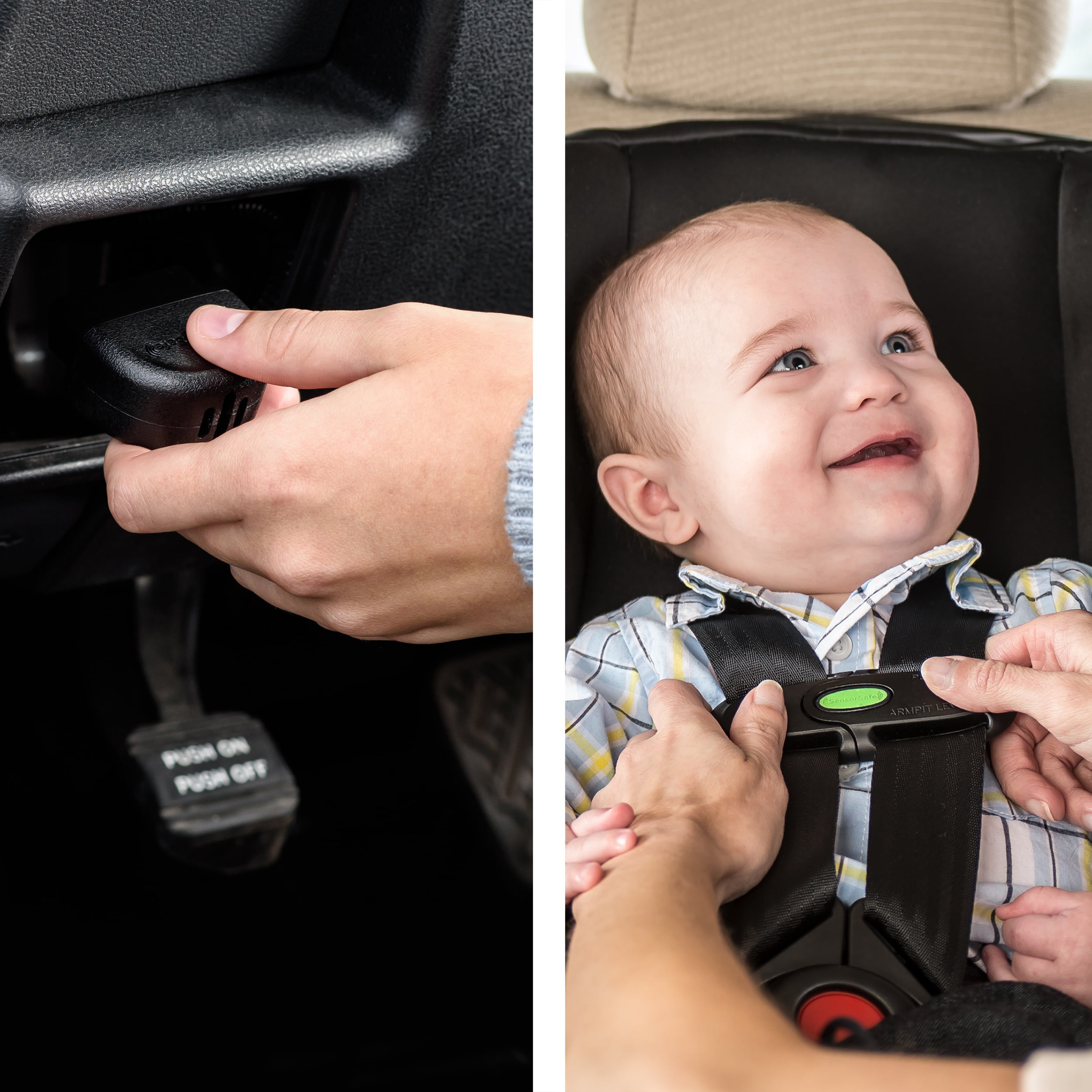 Jet Evenflo Advanced SensorSafe Epic Travel System with LiteMax Infant Car Seat 