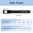 thumbnail image 7 of Ogusmenut Men Belts with Metal Buckle Classic Work Business Dress Black Belt for Men, 7 of 7