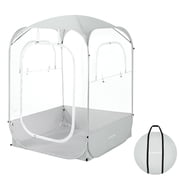 Raynesys Pop Up Bubble Sports Tent, Instant Outdoor Clear Tent for 1-2 Person, Portable All-Weather Weatherproof Shelter for Watching Sports Events, Camping, Fishing