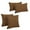 Mocha Brown, variant on Double-corded Solid Outdoor Spun Polyester Throw Pillows with Inserts (Set of 4), Lime