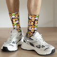 thumbnail image 5 of Goofa Halloween1 Printed Men's Crew Socks, Soft Durable Breathable Moisture-Wicking with Odor Control Cotton socks, 5 of 9