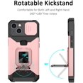 thumbnail image 2 of for iPhone 14 Plus Case with Sliding Camera Cover and Card Holder Heavy Duty Protective iPhone 14 Plus Case with Ring Magnetic Kickstand Phone Case for iPhone 14 Plus 6.7 inch(Rose Gold), 2 of 14
