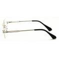 thumbnail image 3 of Men Metal Rimless Anti Blue Clear Lens BIFOCAL Reading Glasses - Computer UV Protection Reader +2.00, 3 of 4