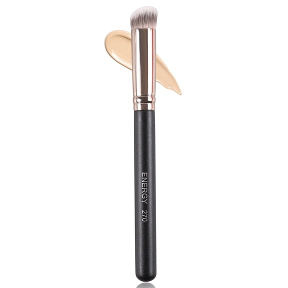 ENERGY Concealer Brush Mini 270 - Angled Contour Brush for Under Eye, Powder/Liquid/Cream