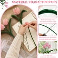 thumbnail image 4 of DIY Flower Craft Kit 800Pcs 13 Color Chenille Stem with 50 Stem Glue Stick Floral Tape Stamen Bead Ribbon Wrapping Paper and Tutorial Handmade Bouquet Making Supplies for Beginner, 4 of 11