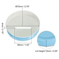 thumbnail image 2 of Inserts para tapa de banco con ranura para monedas Uxcell de 70 mm/2.76" para frascos de conservas, paquete de 4, 2 of 7