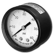 SuperPro Back Mount Pressure Gauge with Indicator 80960BU