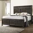 thumbnail image 2 of New Classic Furniture Andover Contemporary Solid Wood 5/0 Q Bed in Nutmeg Gray, 2 of 6