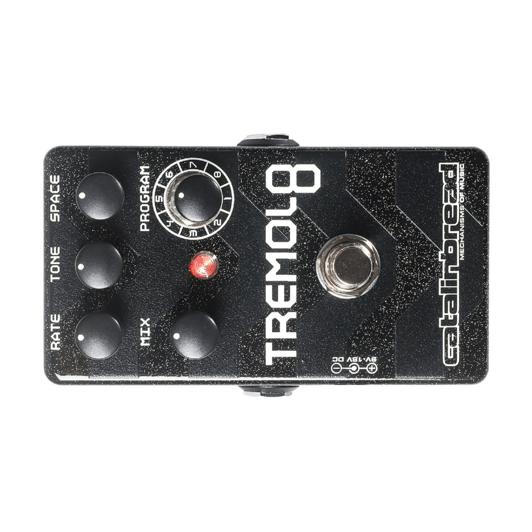 Catalinbread Tremolo 8 Guitar Effects Pedal with 9V Power Supply (Black)