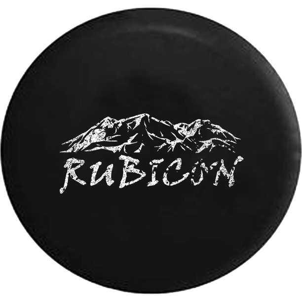 Rubicon Rocky Mountain Edition 4x4 Spare Tire Cover Jeep RV 31 Inch