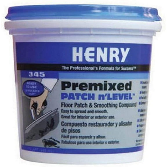ARDEX Henry, WW Company 12063 Pre-Mixed Floor Patch, 1 Quart Single Pack
