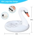 thumbnail image 4 of Flotador inflable para piscina Swan Junbig, funciona con energía solar y luz LED, 4 of 7