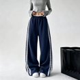 thumbnail image 5 of Angala Little Girls Active Pants Wide Leg Sweatpants With Lace Trim Fall Casual Girls Baggy Trousers, 5 of 6