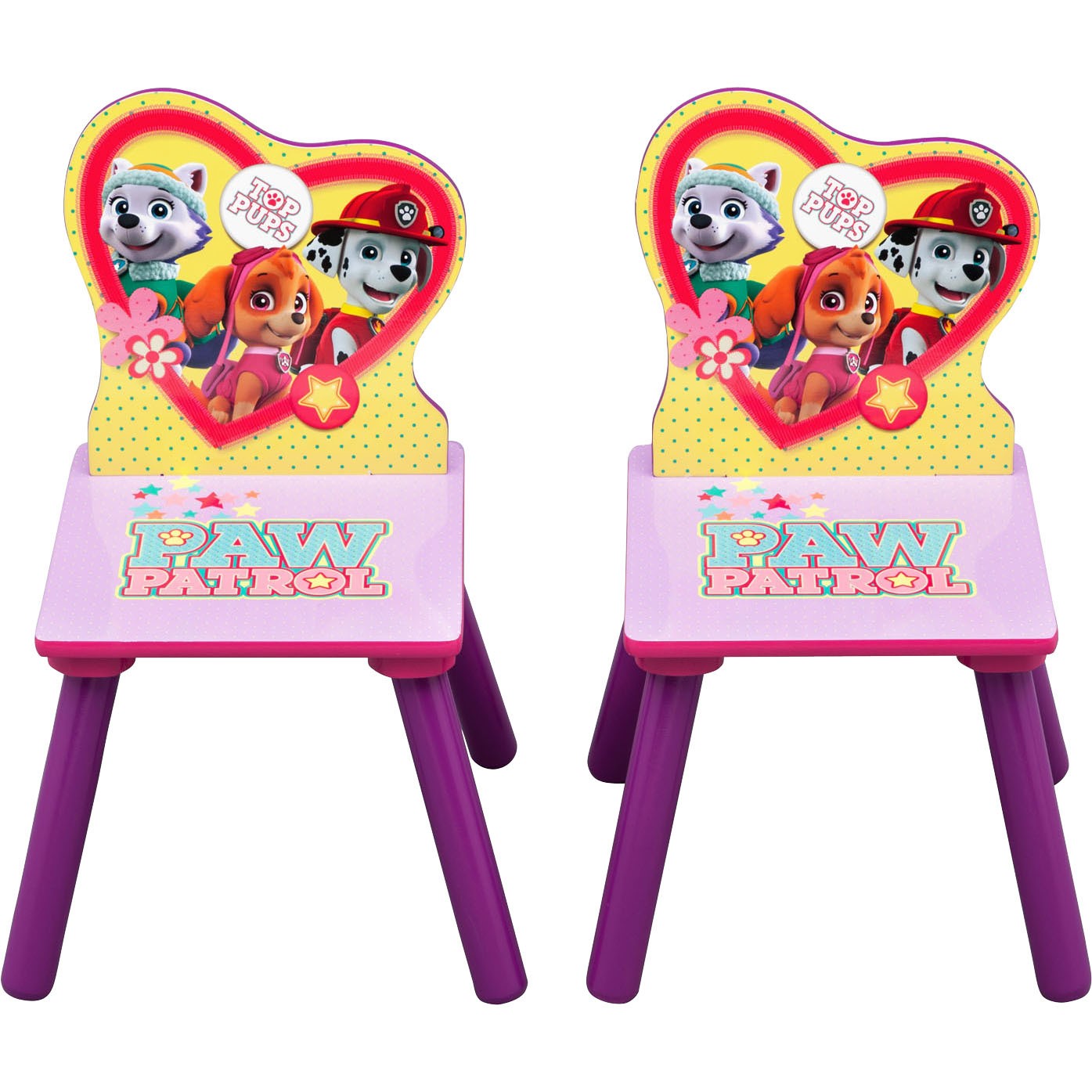 Delta Children Table and Chair Set With Storage, Nick Jr. PAW Patrol/Skye & Everest TT89551PW - image 4 of 5
