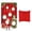 A005- E, variant on Bean Bag Toss Game Christmas Tree Themed Set for Indoor Outdoor Holiday Activity Family Friendly Festive Party Entertainment Christmas Gifts 3 Red Bean Bags and 1 Fabric Toss