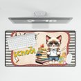thumbnail image 4 of Welcome Siamese Back to School Vintage Retro Desk Mat Full Keyboard Mouse Pad Cat Lover Kitten Owner Gifts Large Mousepad - 02012, 4 of 5