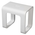 thumbnail image 1 of Ancona Banc de Douche en Pierre Acrylique Pure 17” pour Salle de Bain en Blanc Mat, 1 of 7