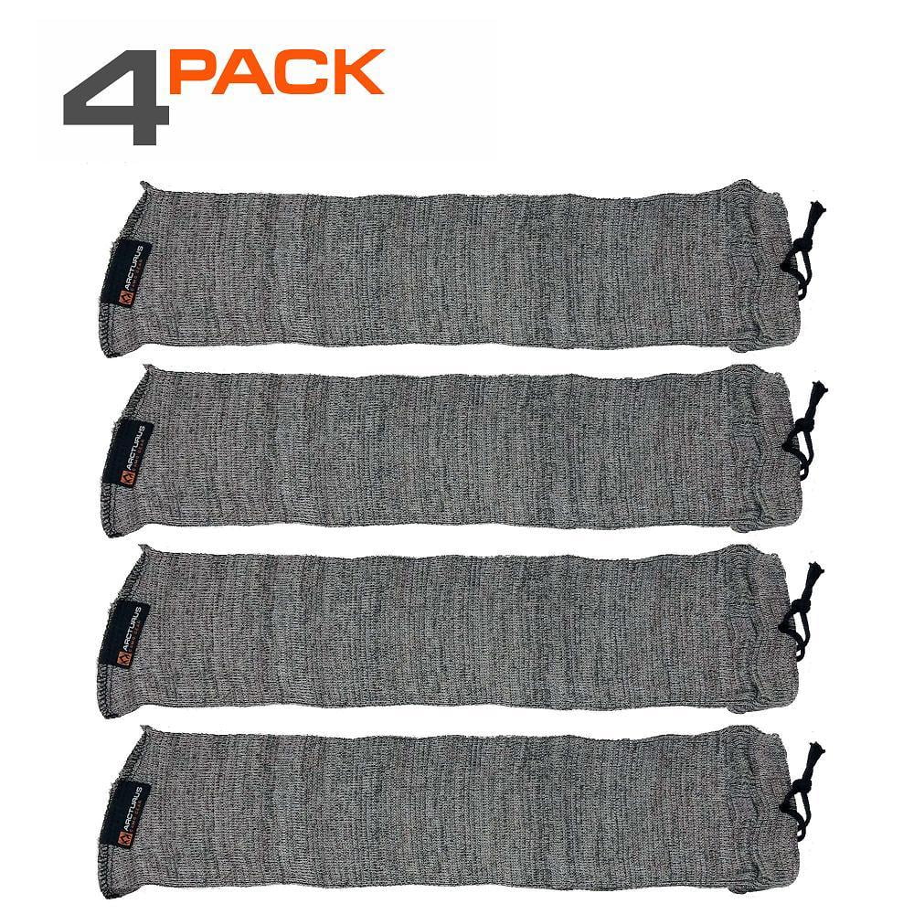 Arcturus Handgun Socks (4Pack), 3.5" x 16", Gray or Green/Gray Mix