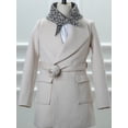 thumbnail image 5 of INSPIRE CHIC Foulard Léopard Animal Rhombique Automne Hiver Gris, 5 of 5