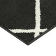thumbnail image 3 of Mainstays Diamond Indoor Hallway Runner Rug, 22"x 60" Black, 3 of 4