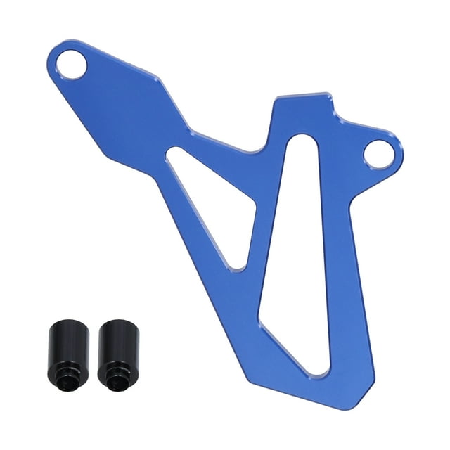 Cubierta de cadena delantera Superficie anodizada de aleación de aluminio apta para SUZUKI DRZ400S/SM 2000-2016Azul