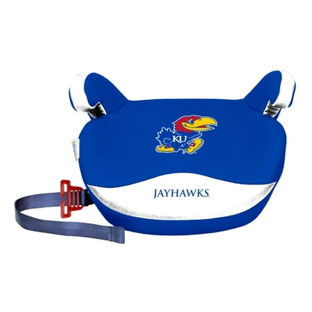 Kansas Jayhawks Lil Fan Premium Slimline No Back Booster Seat - No
