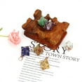 thumbnail image 5 of Handmade Woven Antique Bronze Necklace with Natural Crystal Merkaba Star Pendant, 5 of 9
