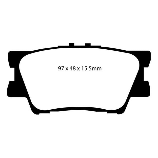 EBC DP41793R Yellowstuff Rear Brake Pads for 2013 Lexus ES300h 2.5L Hybrid