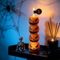 thumbnail image 3 of AHGQT Gothic Halloween Dinner Candle Set, Mini Skull Pumpkin Stacked & Witch Finger Spooky Candles, Festive Party Decor, Basket Stuffers & Fall Holiday Gifts, Chamomile Fragrance, 3 of 9