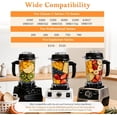 thumbnail image 2 of 64oz Blender Pitcher Compatible with Vitamix 5000 5200 5300 6300 7500 VM0101 Stainless Steel Blades BPA-Free Container for Smoothies and Sauces, 2 of 6