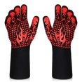 thumbnail image 2 of Guantes para asar resistentes al calor, guantes para barbacoa 1472 ℉ Guantes para hornear con calor Guantes para asar Instalación sin esfuerzo Jadeshay A, 2 of 8