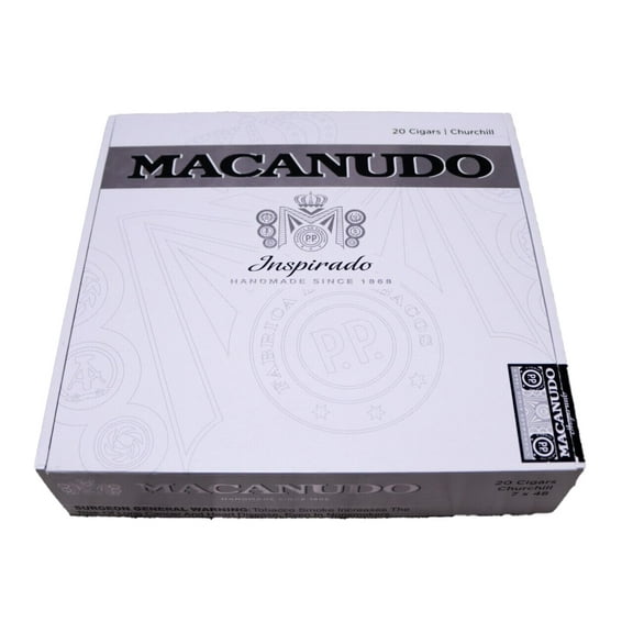 Macanudo Churchill Inspirado Empty Wood Cigar Box 8" x 7.5" x 2"