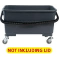 thumbnail image 2 of Matthew cleaning Microfiber Finish Bucket with Sieve,Press Wring Mop Bucket for Microfiber Flat Mops, Mop Bucket with Non-Marking Casters Wheels Gary, 2 of 13