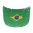 thumbnail image 2 of KUIFORTI Brazilian Flag Car Hood Cover Easy Installation Patriotic Car Hood Cover Protector Removable Automotive Accessories Fabric Hood Cover All-Season Protection for Car Decor, 2 of 6