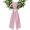 Pink, variant on Navy Blue Wreath Sash for Front Door, Vintage Country Monochrome Farmhouse Wreath Bow Holiday Garland Ribbon Wreath Accessories for Home Yard Porch Doorway Fall Christmas Decorations Gifts