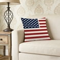 thumbnail image 5 of 4th of July Decorations Throw Pillow Covers,Freedom Stars Stripes Cushion Case for Independence Day Sofa Couch Bed Home Decor, 5 of 6