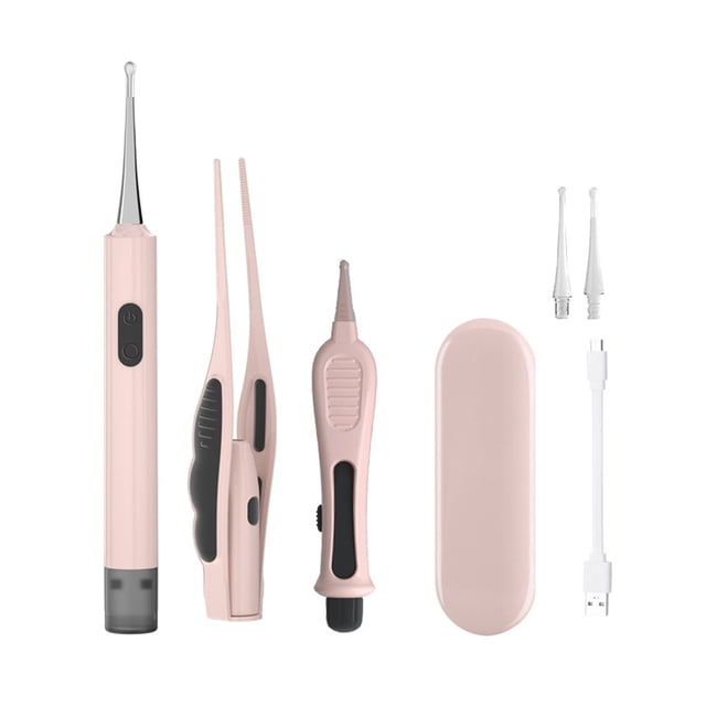 Kit de limpieza de eliminación de cera de oídos eléctrico Selector de orejas para niños y adult Carevas Auriculares