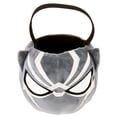 thumbnail image 5 of Marvel Black Panther, Wakanda Plush Easter Basket with Handle, 7.5 inch Diameter, Gray, Black, 5 of 7