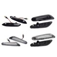 thumbnail image 2 of tredstone 2piece LED Dynamic Side Marker Side Marker Turn Signal Sequential Blinker Turn Signal Light Bright Transparent+T10, 2 of 6