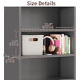 thumbnail image 3 of YQ JENMW 5-Tier Bookshelf,Storage Organizer Bookcase with Open Shelf,For Living Room,Bedroom,Home Office, 3 of 8