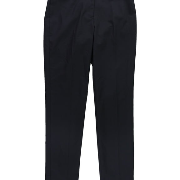 Calvin Klein Womens Highline Stretch Casual Trouser Pants, Blue, 2