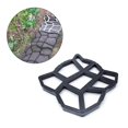 thumbnail image 3 of 1pc Diy jardín paseo molde hacer entrada pavimentación ladrillo Patio losas de hormigón para Pa, 3 of 5