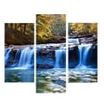 thumbnail image 3 of Yirtree Canvas Wall Art 5 Pieces Waterfall Canvas Print Landscape Paintings Picture for Office and Home Décor Frameless, 3 of 5