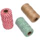 thumbnail image 2 of rollos de hilo de algodón navideño y cuerda de yute natural para envolver regalos, adornos de etiquetas Zhivalor HZ-049-1, 2 of 6