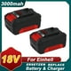 thumbnail image 1 of Paquete de 2 Compatible con EIN Batería Li-ion de 18V einhell Herramientas Eléctricas Inalámbricas de 18V PXBAT52 PXBP-600 PXBP-300 Batería Recargable 18650 3000mAh 3.0ah, 1 of 5