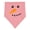 Mauve and Natural, variant on Inktastic Snowman Face Baby Bandana Bib