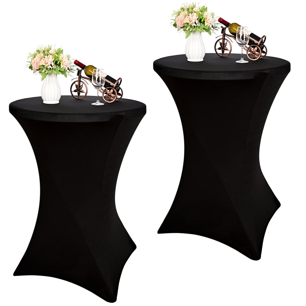 Pesonlook 2 Pack 32x43 Inch Cocktail Spandex Stretch Square Corners