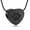 Black, variant on Stainless Steel Paw Print Heart Cremation Urn Pendant Pet Memory Necklace for Dog Cat Cremation Ashes Keepsake Memorial Jewelry